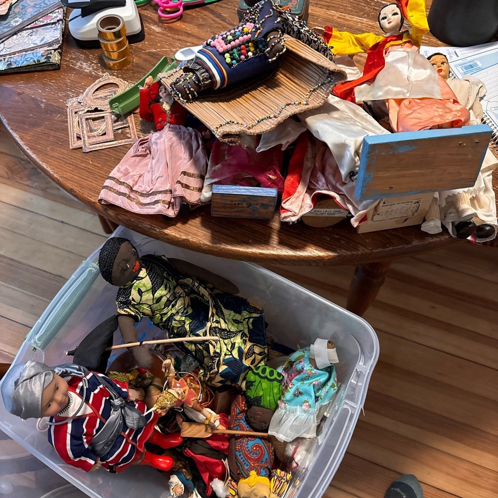 Colorful Assorted Dolls Collection